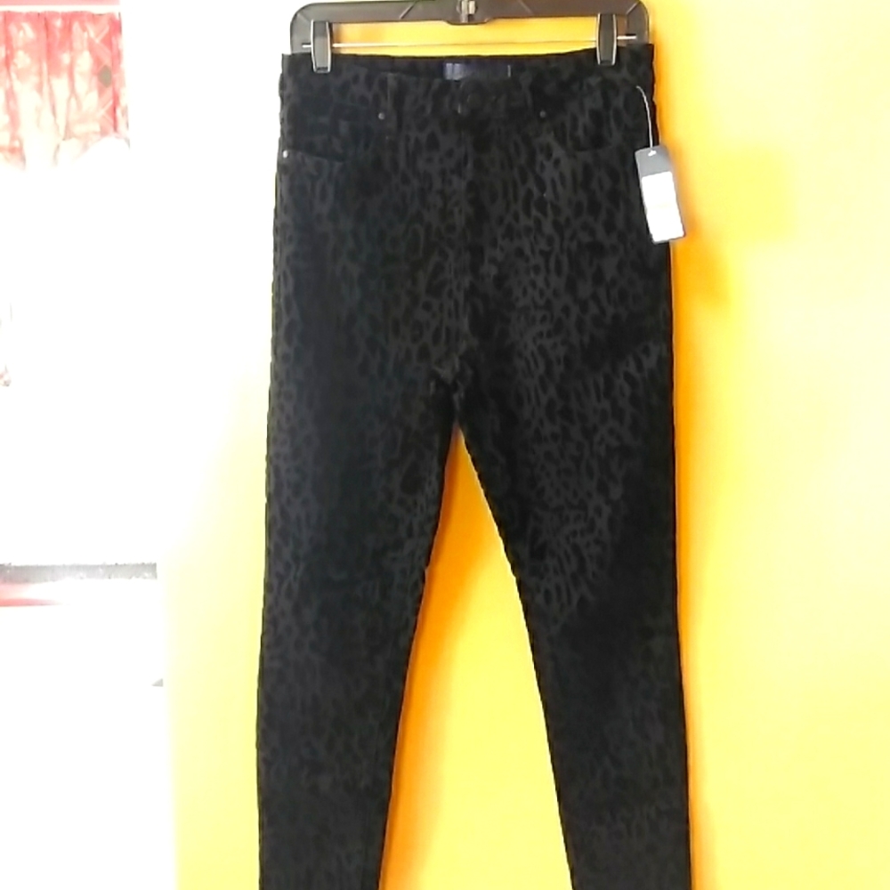 Rachel Rachel Roy Flocked Skinny Jeans